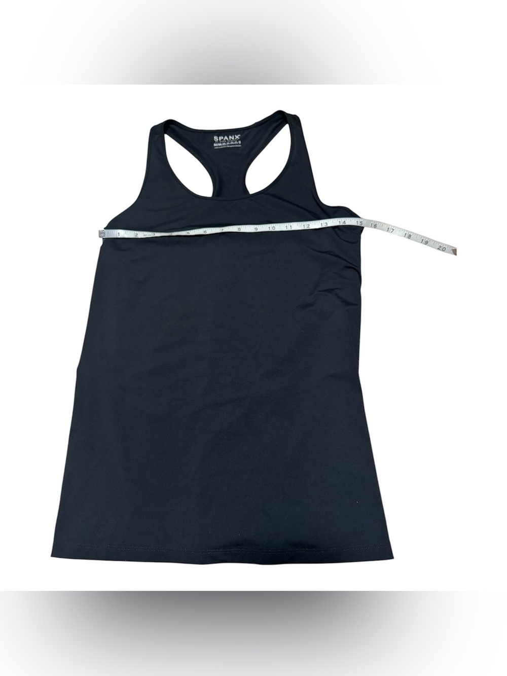Spanx Black Racerback Tank Top - Size Medium